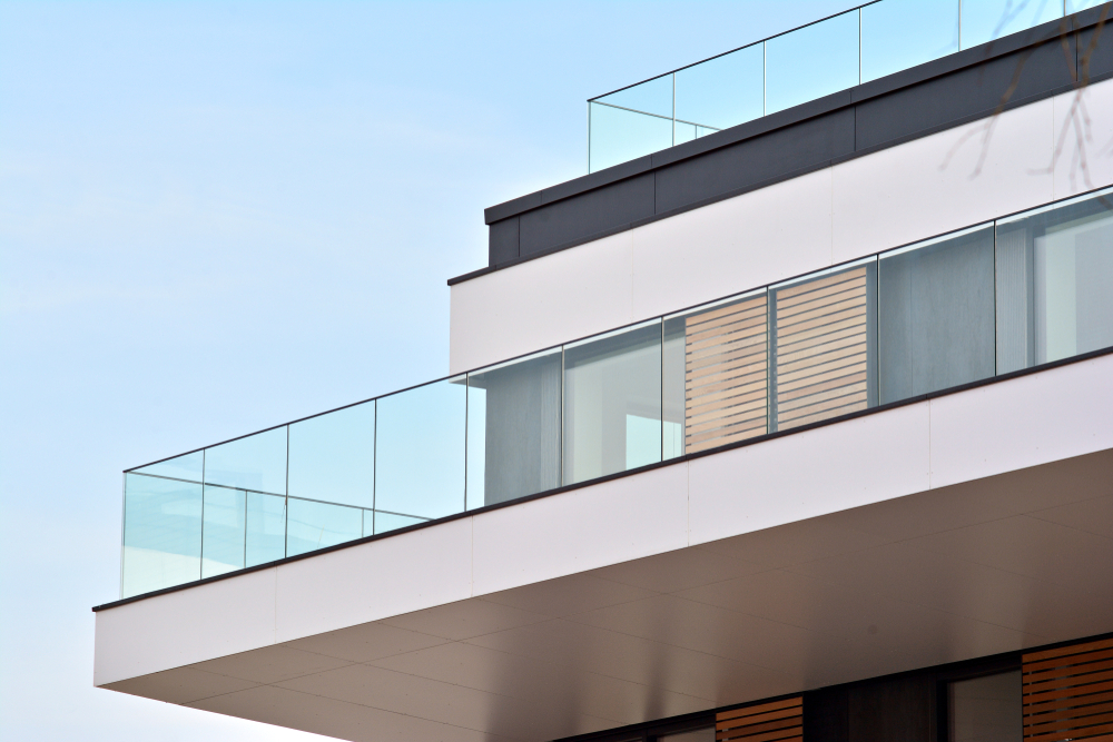 Edifício com vidro estrutural Duravetro